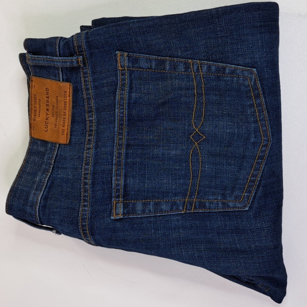 Men's Lucky Brand 221 Straight Blue Jeans Size 36/30 - Picture 9 of 16
